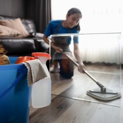 young-woman-in-an-apron-wiping-laminate-flooring-i-2024-11-27-16-50-25-utc